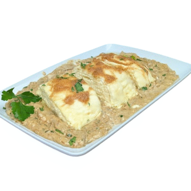 DOMAČI SIROVI ŠTRUKLJI Z JURČKOVO OMAKO